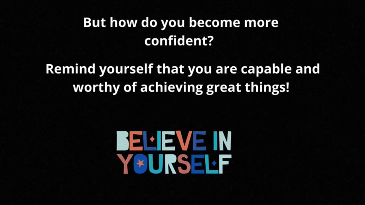 Discipline and Self confidence is an important part of success in life.