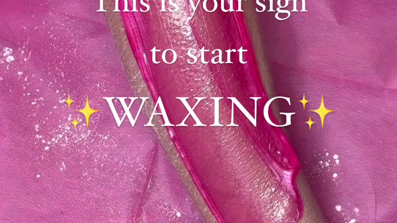 Arm Waxing with Sexy Smooth Tickled Pink Hard Wax by @glamglowwaxstudio