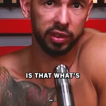 Andrew Tate responds to a Rumble super-chat