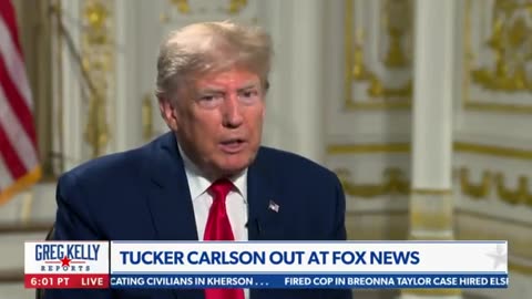 Trump Reacts to Tucker Carlson's Ouster From Fox