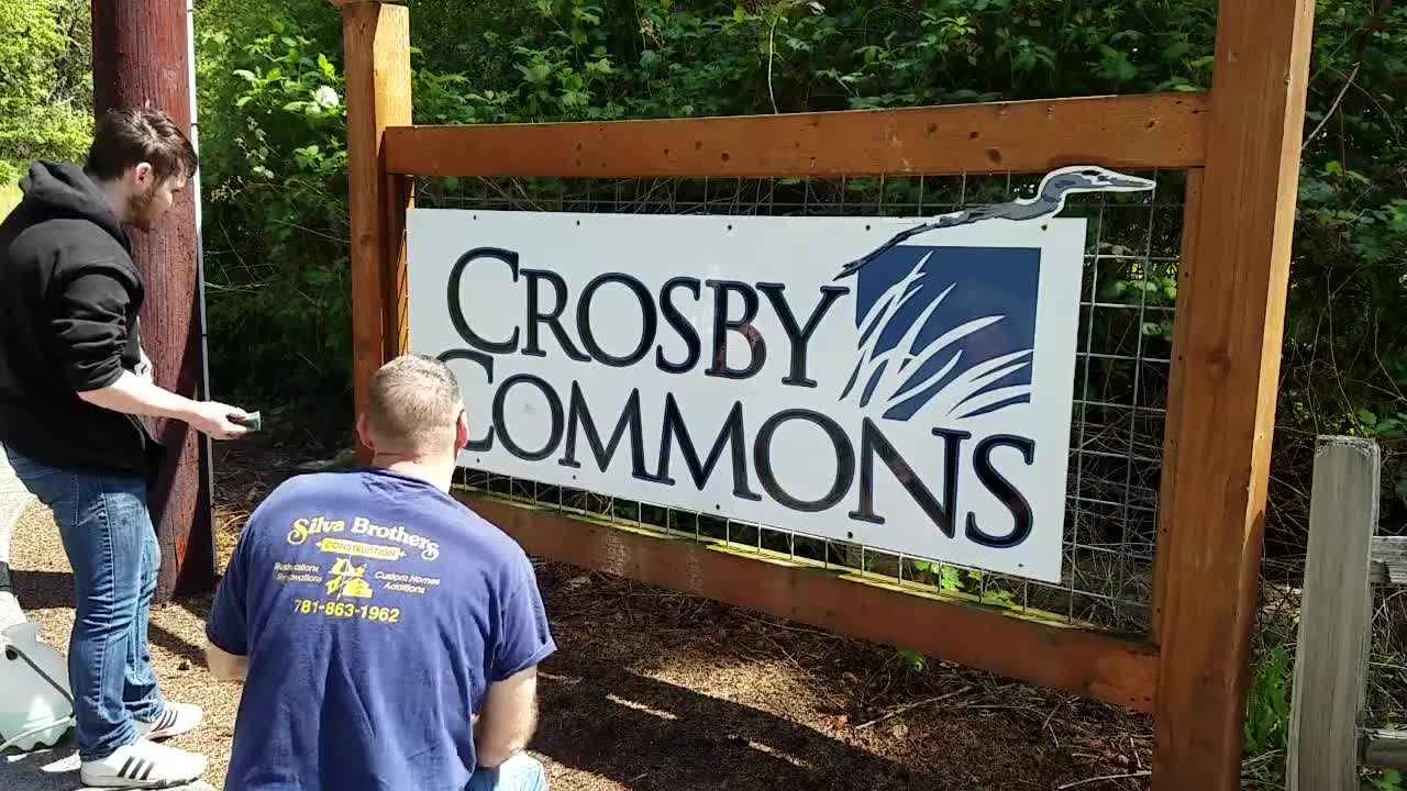 Neighborhood sign needs to be CLEANED _ Cleaning an Outdoor Community Sign _ 2019_04