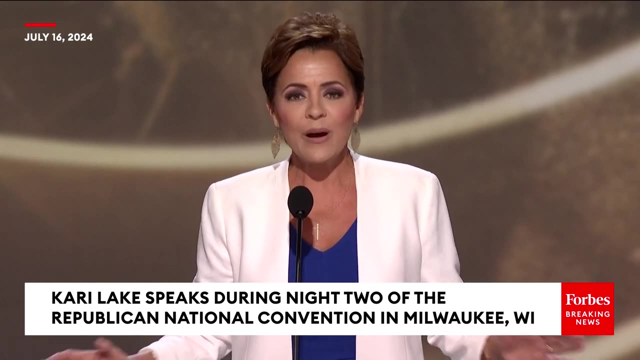 'Build The Wall!': Kari Lake's Fiery 2024 RNC Speech Sparks Massive Chants