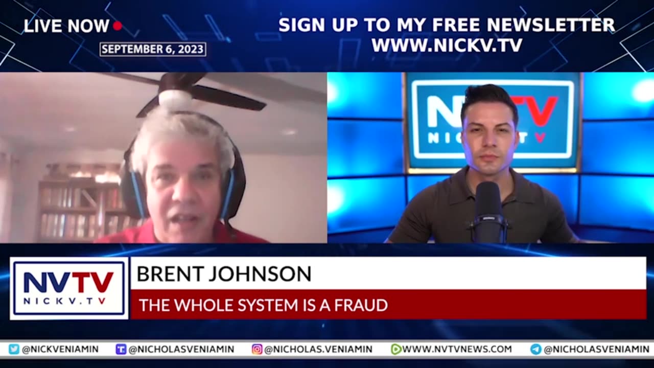 Brent Johnson Discusses The Whole System Is A Fraud with Nic