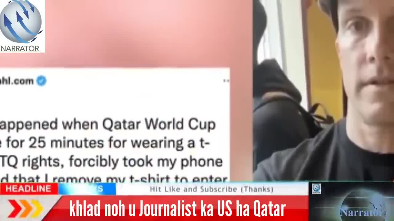 Khlad noh u Journalist ka US ha Qatar ha ka por ialehkai ka Netherland