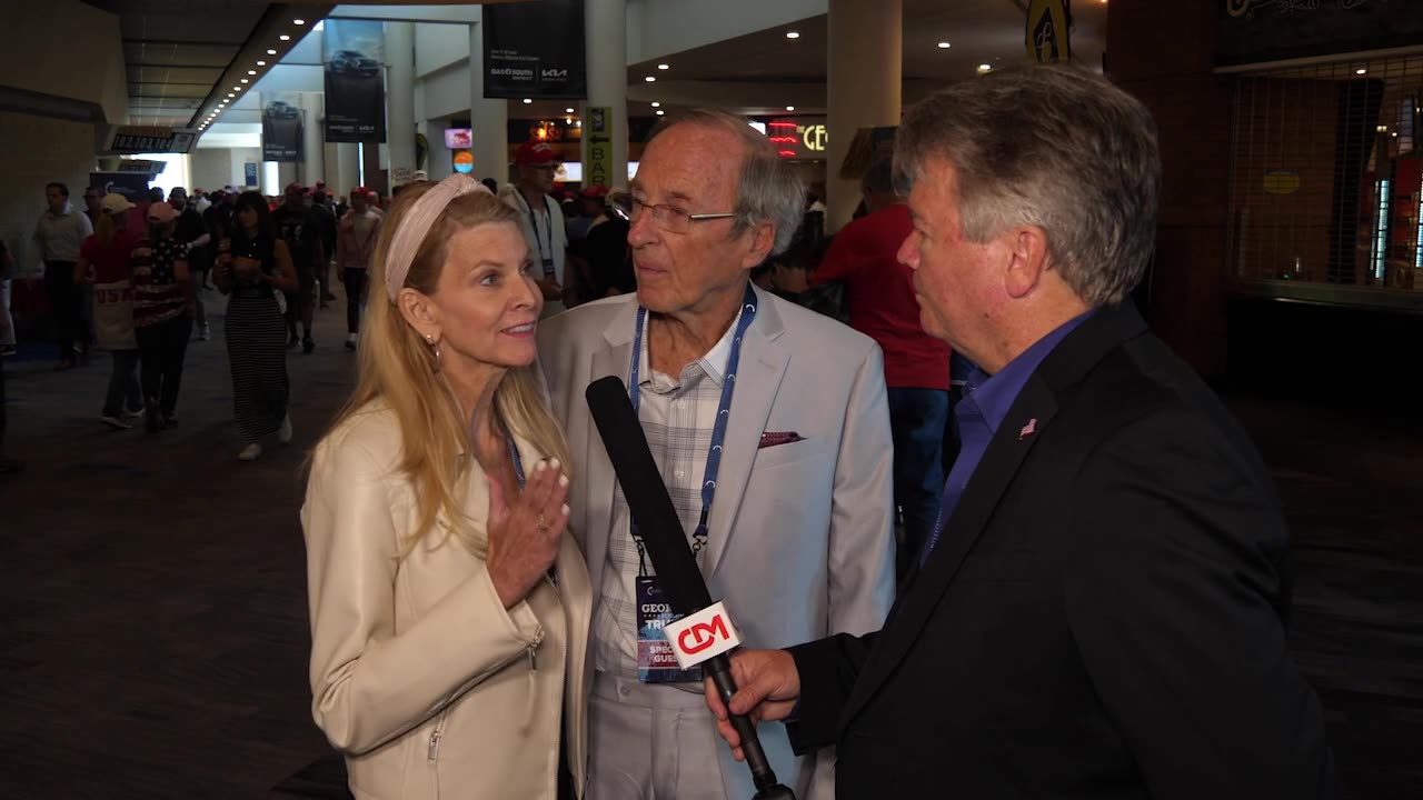 Garland and Tamara Favorito discuss Georgia Election Integrity at Trump Rally