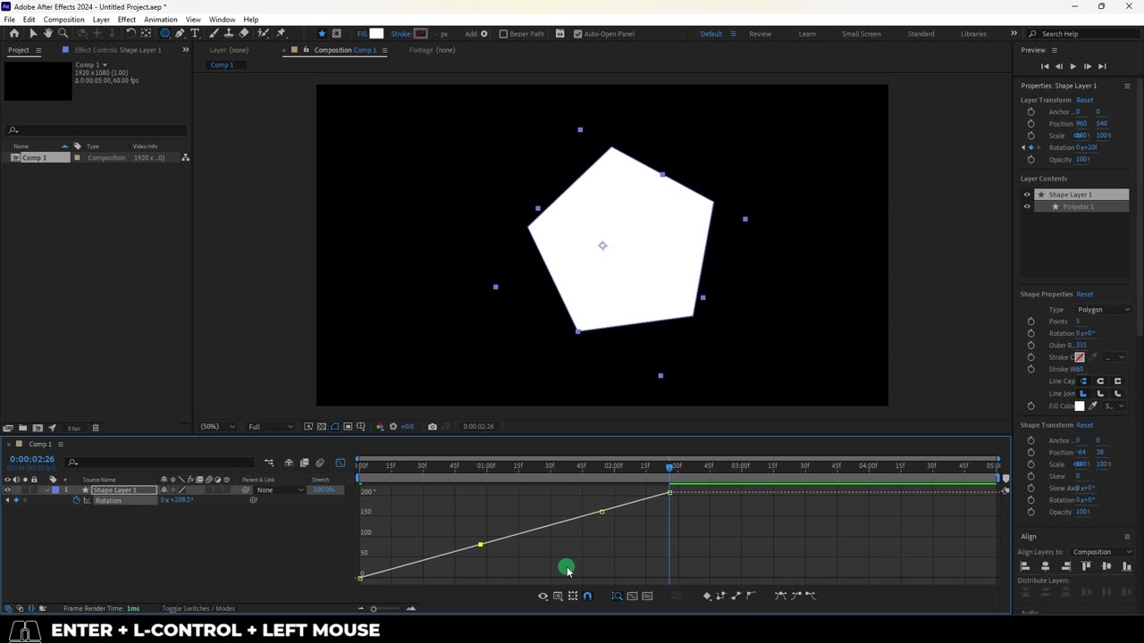 After-Effects: Graph Editor Controls (In 60 SECONDS!!)