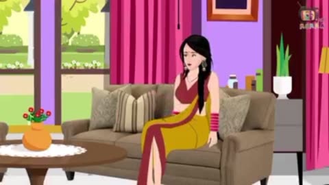 Jaldi uthne bali bahu ! Animation cartoon video 🎥