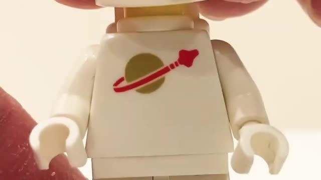 LEGO Minifigure White Classic Spaceman #shorts