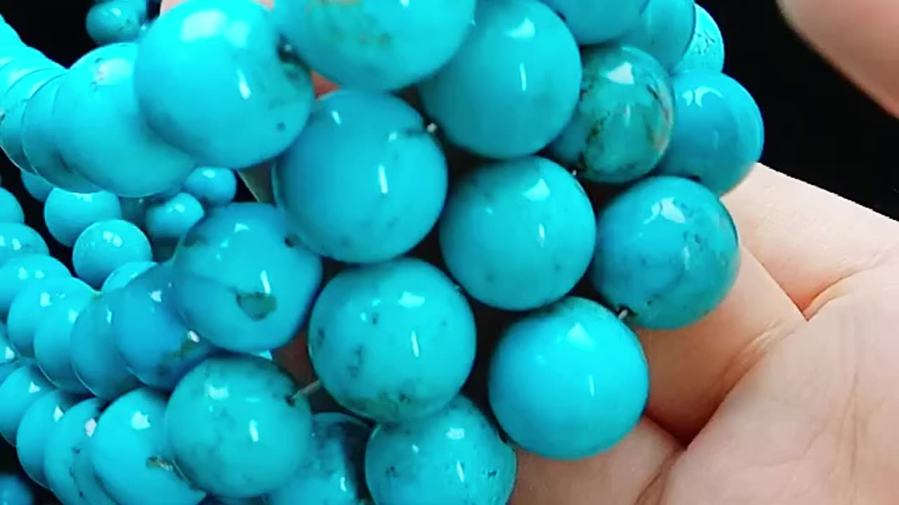 Natural turquoise beads size 7-9mm full strand 16inch for jewelry making 20240223-03-08