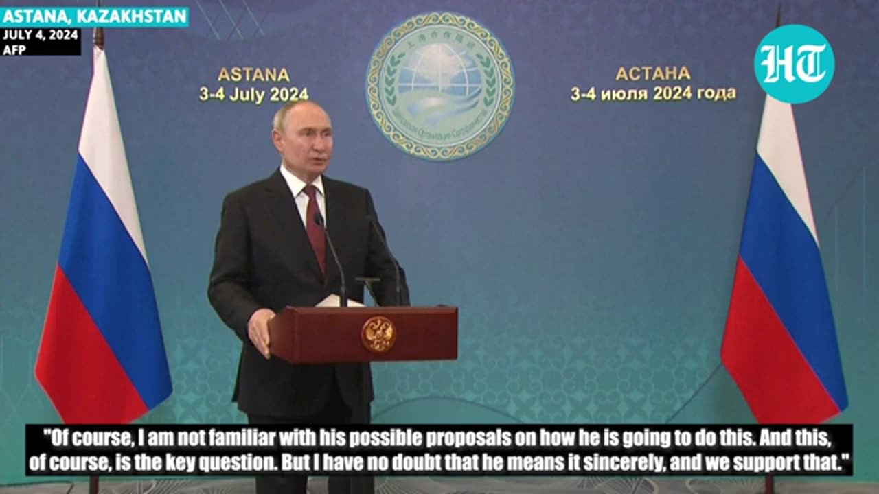 Putin's Big Response To Trump's 'Plan' To End Ukraine War, Mocks Biden Debate Brouhaha | Watch