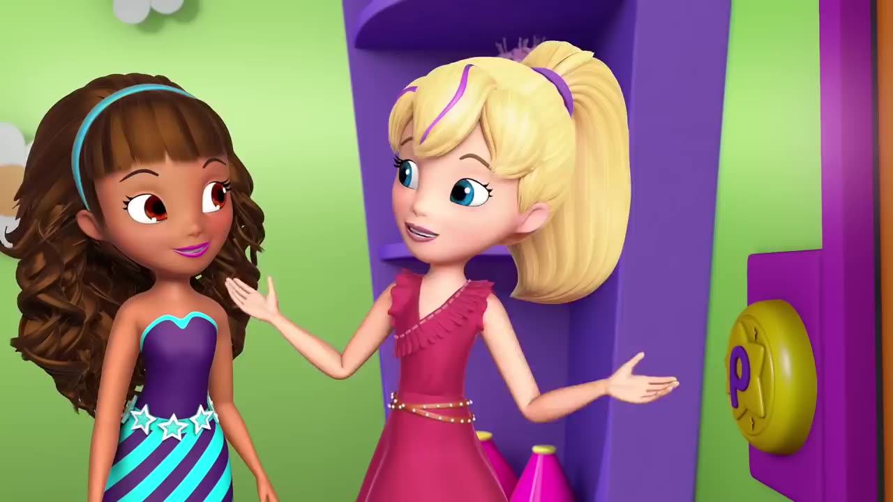 Polly Pocket full episodes _ Waterfall games with dolphins