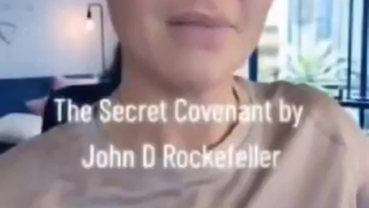 Watch the full secret covenant of John D Rockefeller.. (6 minutes of pure evil)