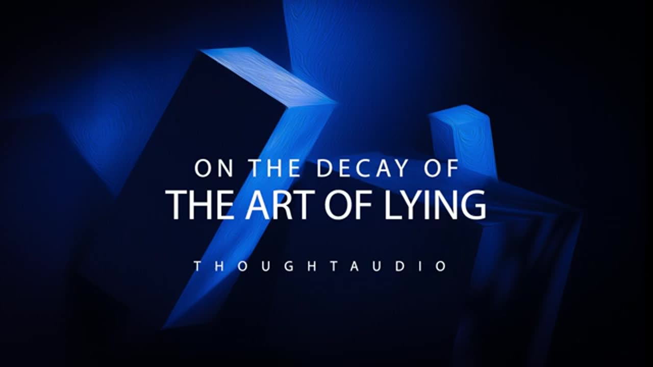 On the Decay of The Art of Lying by Mark Twain - Full Audio Book