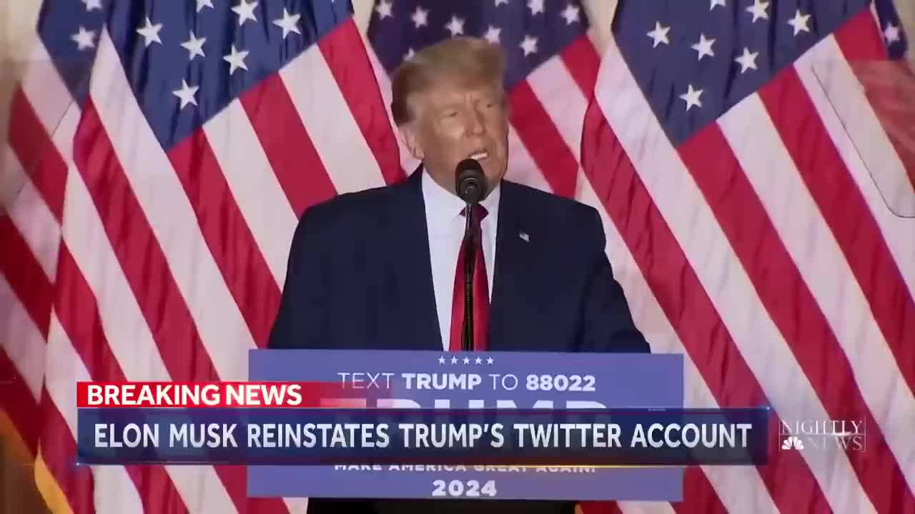 Trumps Come back on Twitter