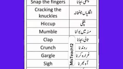 English To Urdu Sentences #englishtourdu #youtubeshorts #ytshort #englishshortsentences