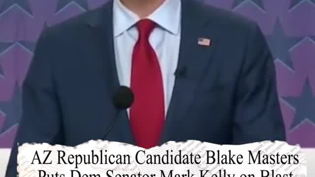 Blake Masters Torches Mark Kelly Over Border in Fiery Debate