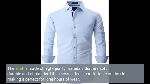 J.Ver Oxford Men's Regular Fit Shirt Long Sleeve Oxford Shirt Regular Fit Shirt