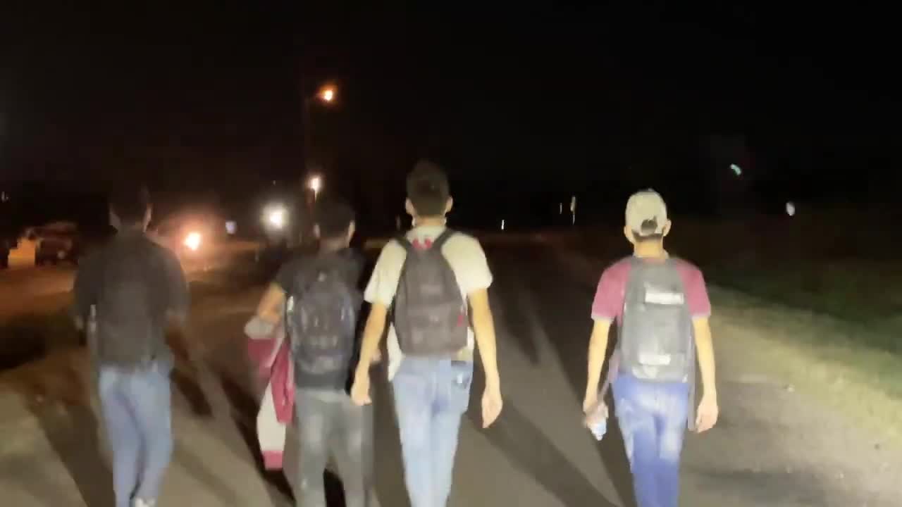La Joya, Texas Massive Border Activity August 15, 2021