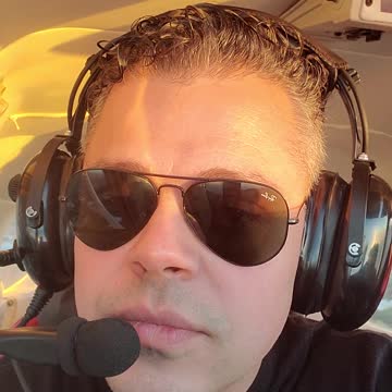 Taking off into the sunset