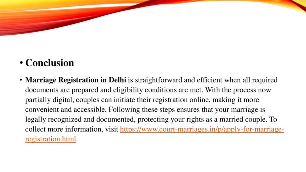 What Involves in Marriage Registration in Delhi