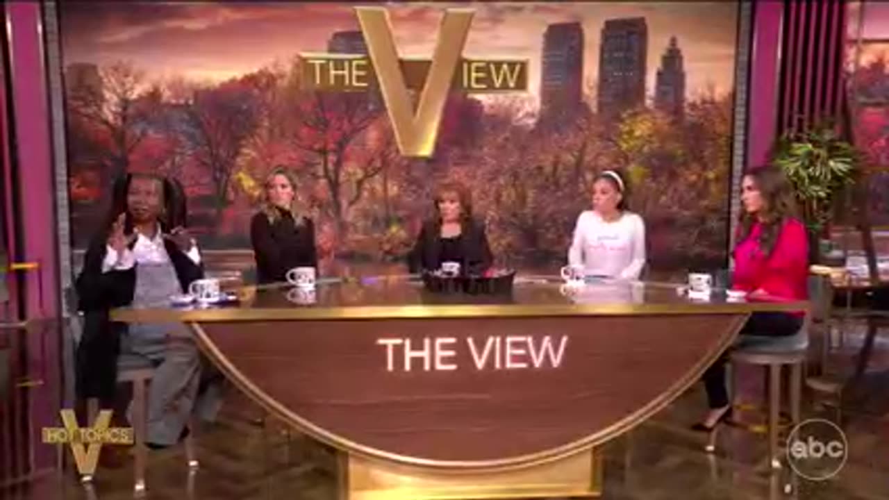 'What is he doing!?': The View reminds voters Trump called 'us all garbage'