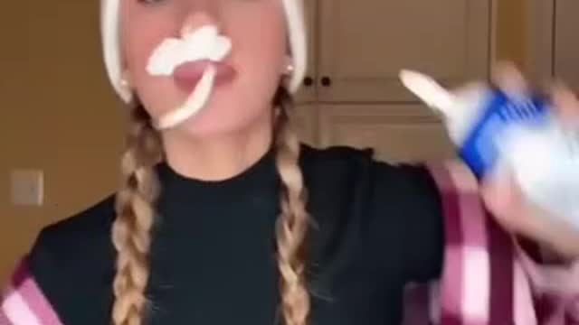 Whip Cream Mustache