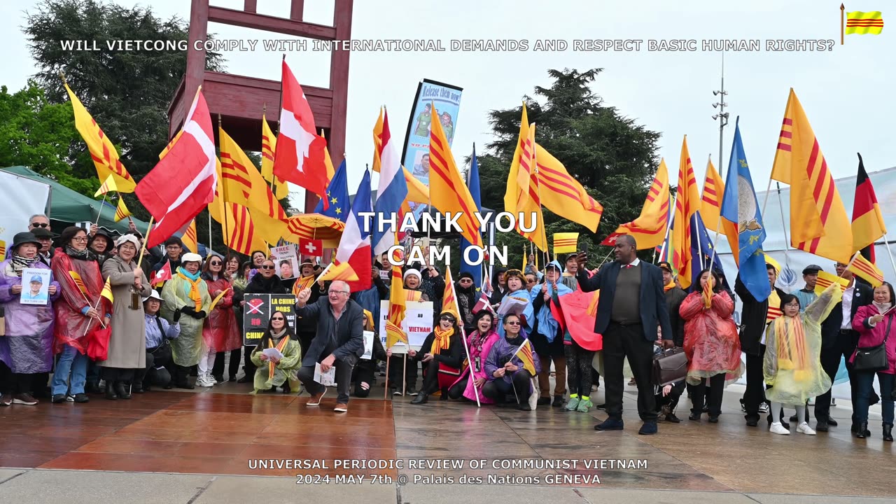 UPR 2024 mei 06 - Geneva [WE DEMAND FREEDOM AND HUMAN RIGHTS]