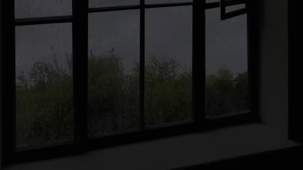 Rain Sounds For Sleeping - 99% Instantly Fall Asleep With Rain And Thunder Sound At Night