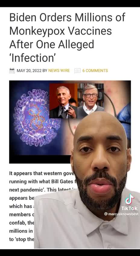 Biden Orders Millions of Monkeypox Vaccines After One Alleged ’Infection