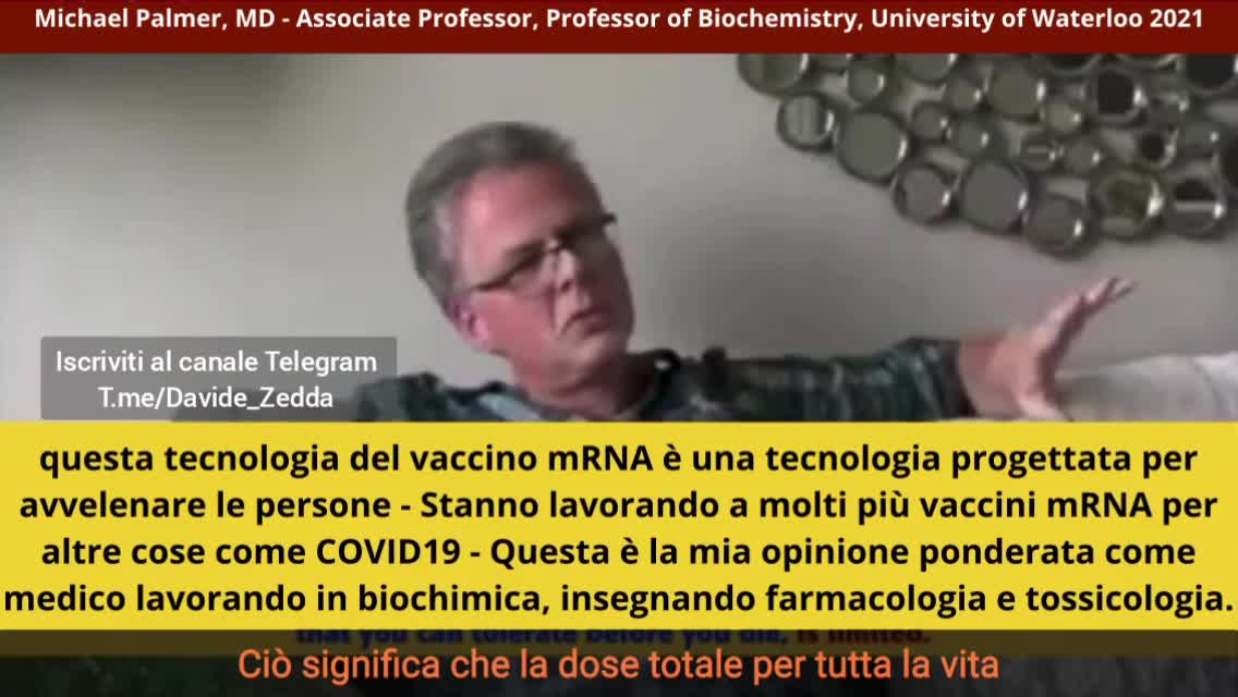 Michael Palmer, MD - mRNA Vaccines Toxicity