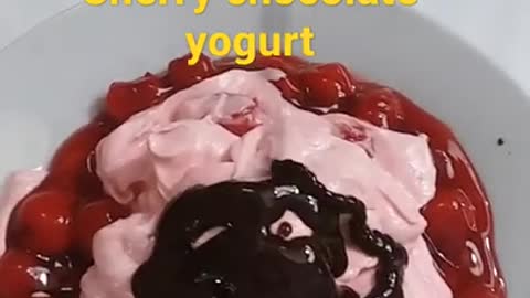 Chocolate Cherry Yogurt