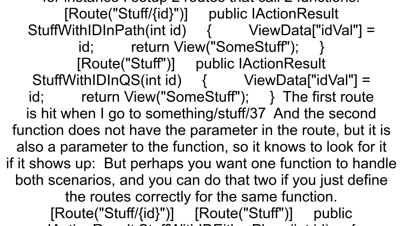 Net Core API Route Parameters in Query String not working