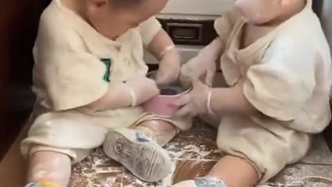 Babies Having Fun @#@