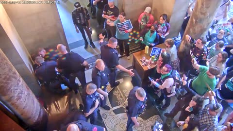 Arrests made after protests erupt at the Nebraska State Capitol