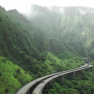 mountain and cloud lovely view and inside road