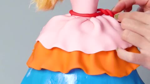 #shorts Beautiful Oreo Fondant Princess Cake Decorating Idea