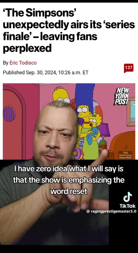 Simpson's airs series finale