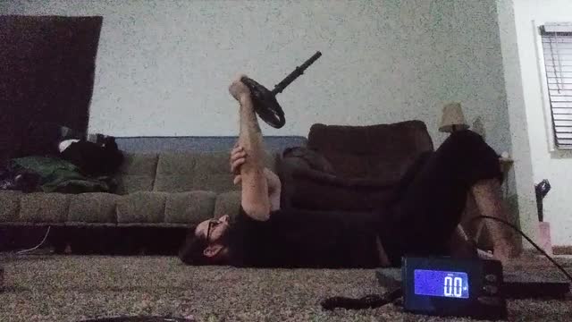 Laying Plate Reverse Forearm Curls