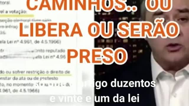 Eleições 2022 Brasil 2 Caminhos Lei 4.737 Código Eleitoral 15,7,1965 Art. 221 Inciso II (2022,11,12)