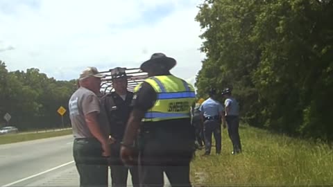 Raw video: Dashcam footage shows Sheriff arguing with state trooper