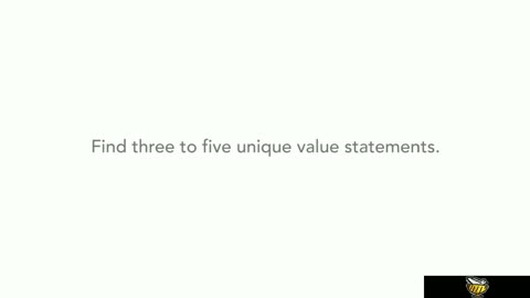 Three steps to unique value