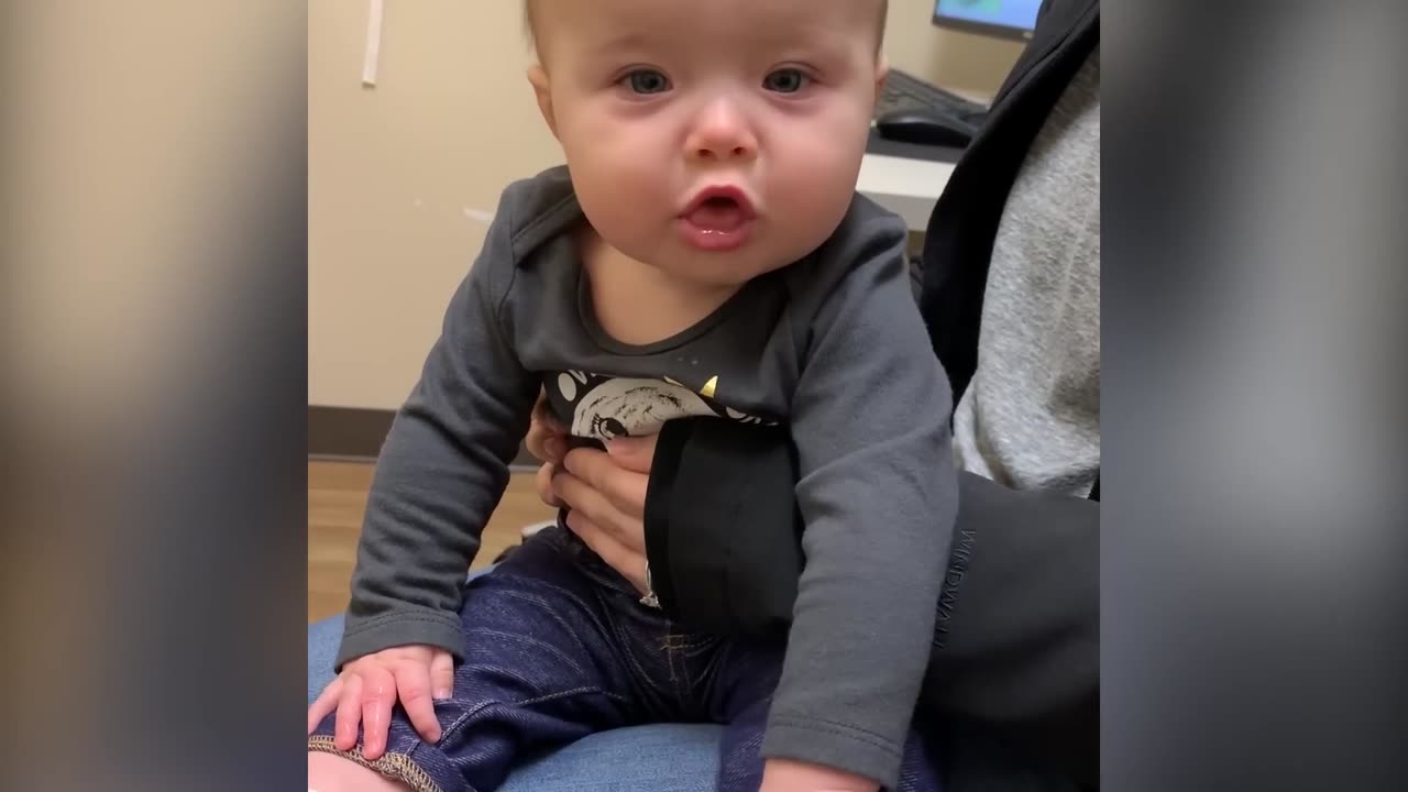 Funny Moment_ When Baby First Time Meet a Doctor _ Funny Babies