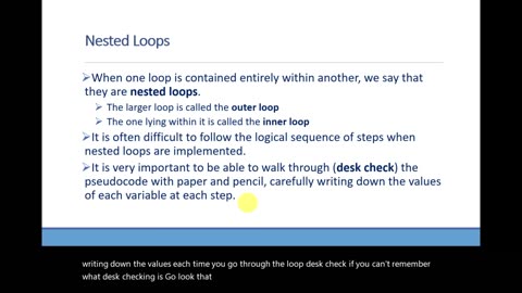 PLD L4 Lec 9 Nested Loops