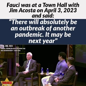 Fauci predicting another pandemic for 2024