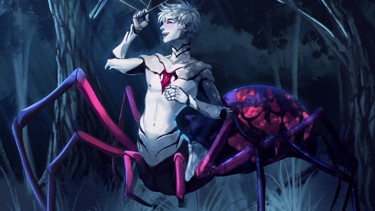 Spider boy helps you after you fell into his web ASMR