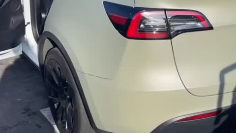 How to detail a wrapped Tesla model Y