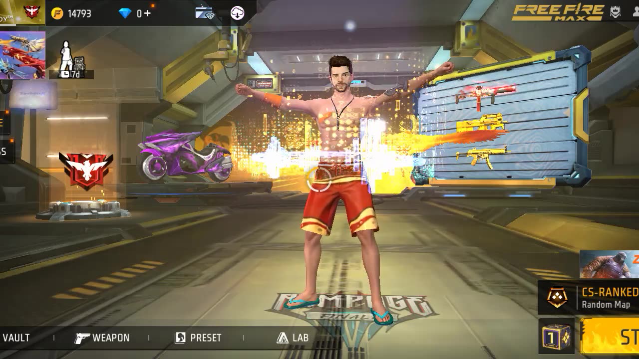 free fire max noob vs pro class squad rank