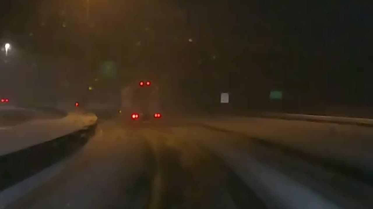 Hazardous night on snow😱| drive slow on snow|