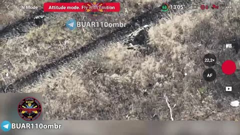 Perfect Drop Catches Russian Soldier