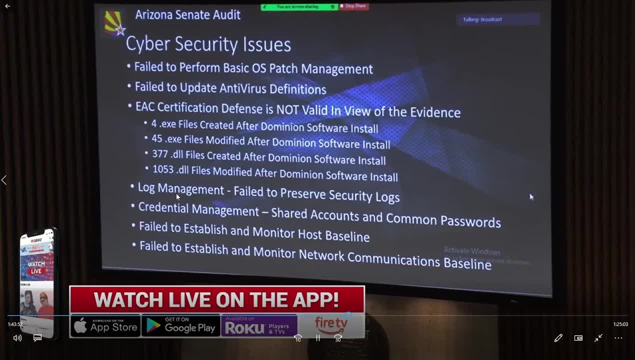 AZ Audit Fallout, Anonymous Log ins, Failure to Preserve Logs, Dual Hard Drives, more news